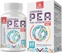 Liposomal Palmitoylethanolamid 1000 mg + Luteolin 100 mg, Mikronized Pea 99% Renset - Forbedret absorption og biotilgængelighed, 60 Softgels