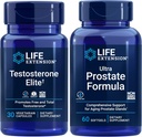 Life Extension Testosteron Elite, 30 Vegetariske Kapsler Note 124; Ultra Prostata Formel, 60 bløddele