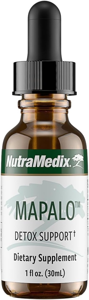 NutraMedic Mapalo Herbal Extract - kognitiv supplement til Allevate Occasional Brain Fog & Support Body Detox Systems - Brain Health Supplement for voksne (1oz / 30ml)