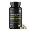 Ashwagandha Capsules with Black Pepper Extract 4:1 (10mg), Made with Organic Ashwagandha Powder, 1200mg per Serving, 60 Veggie Capsules (30-Day Supply), Gluten Free, Manufactured in USA