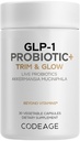 Codeage GLP-1 Probiotic+ - Live Probiotics Akkermansia, Clostridium, Bifidobacterium, Chicory Inulin Probiotic, Prebiotics & Postbiotics Supplement - 500 Million AFU - 30 Capsules