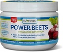 Nu- Therapy Power Beets - Super koncentreret cirkulation Superfood - Kosttilskud - Lækker Acai Berry Pomegranate Flavor - Non- GMO Beet Juice Powder - 30 Servering, rød, 5,8 Ounce (Pack of 1)