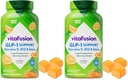 Vitafusion GLP-1 Support Fiber Plus Vitamins D,B12 and Folate Gummy Vitamins,Citrus Flavor,Sugar Free,30 Day Supply,90 Count (Pack of 2)