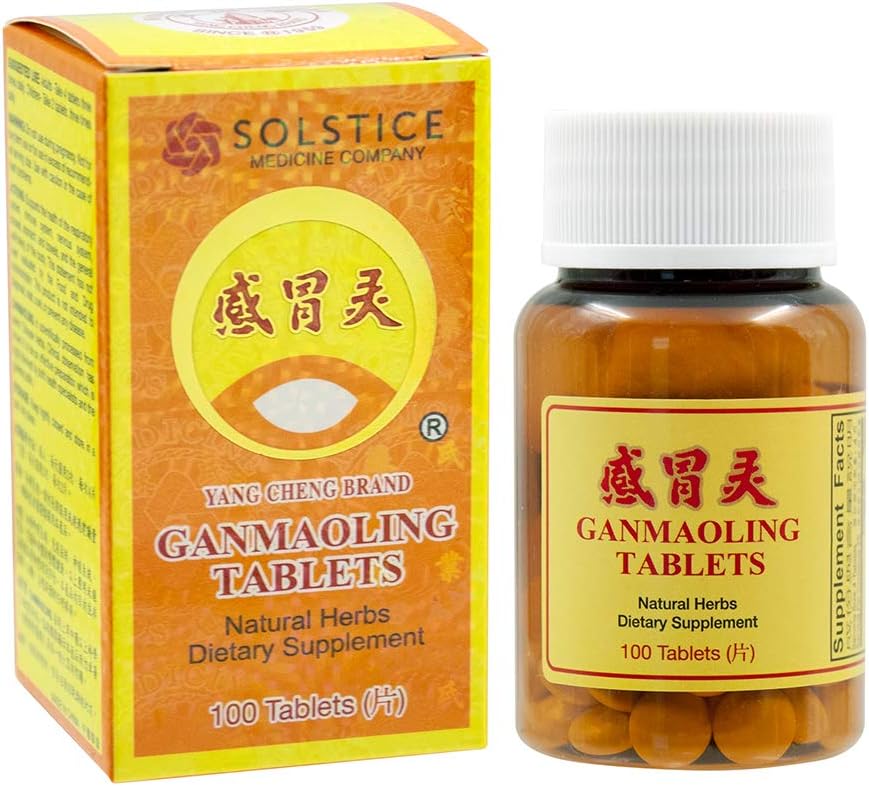 Yang Cheng Brand Gan Mao Ling 100 tabletter Flaske