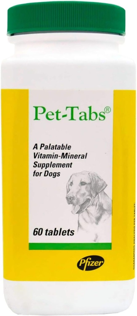 Pet Tabs Original Formel Vitamin Supplement, 60 Tælling