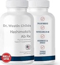 Dr. Westin Childs Hashimotos Ab Rx - Rx 124; Organic Black Cumin Seed Nigella Sativa for immun, Thyroid Antibody Support, fordøjelse, TPO & Thyroglobulin, Omega 6, 7, 8, Thymoquinon, Selenium - 120 ct