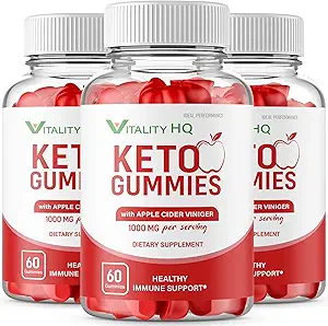 IDEAL YDEEVNE (3 Pack) Vitality HQ Ketos Gummies Vitality Ketos ACV Gummies Vitality ACV Gummie Vitality Ketos Gummies (180 Gummies)
