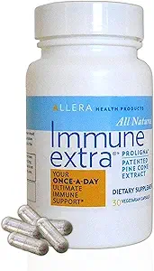 Allera Health Pine Cone Extract Kapsler - Vegan ProLigna Plant Based Diet Produkter - Immun Support - Økologisk Scotch Pine Cone Extract Høstet fra Wild Crafted Trees - 30 Kapsler
