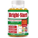 BrightStart Focus Gummies for Kids & Teens – Kids Focus and Attention Supplements with Omega 3 DHA, Brain Support Supplement for Teens, Kids Omega 3 Gummies, Daily Children’s Focus Gummy, 60 Ct