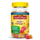 Nature Made Multivitamin + Omega-3, Multivitamin Gummies for kvinder og mænd, Daglig Nutritional Support, 80 Voksen Gummy Vitamin & Min, 40 dages forsyning