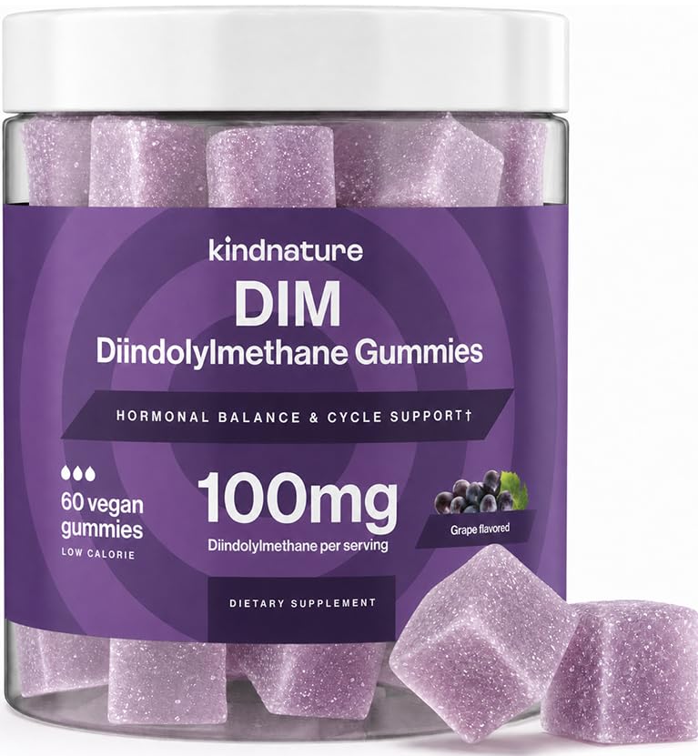 Kindnature DIM Supplement Gummies - 100 mg DIM Gummies