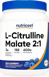 Nutricost L- Citrullin Malat 2: 1 (600 Bedste) (Blå Hindbær)