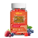 Fiber Gummies for Women and Men – Dietary Fiber, Gut Health Support, Vegan, Non-GMO, Non-Gluten, Mixed Berry & Strawberry Flavors, 60 Count