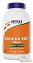 Betaine HCl 648 mg 240 Veg kapsler (pakke med 2) - fordøjelsesfremmende enzymer supplement - forbedret med pepsin protein til proteinfordøjelsesstøtte