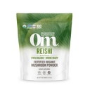 Om Mushroom Superfood Reishi Organic Mushroom Powder, 100 Servering, Organic Adaptogen Powder for Stress Relief og immunforsvar