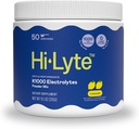 Hi- Lyte Keto K1000 Electrolyte Powder Mex124; Lemonade Mex124; Hydration Supplement Drink Mix 124; Boost Energy & Beat Leg Cramps Mex124; No Sugar, No Maltodextrin Mex124; 50 Servering