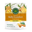 Traditionelle Medicinals, Organic Belly Comfort Lozenges Lemon Ginger, Relieves Kvalme, 30 Individuelt indpakket Lozenges