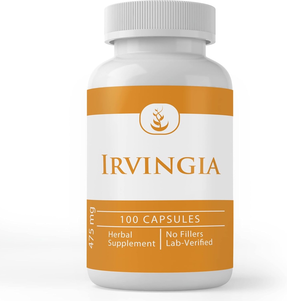 PURE ORIGINALSKE INGREDIENSER Irvingi, (100 kapsler) Altid ren, ingen tilsætningsstoffer eller fyldstoffer, Lab Verified