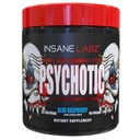 Insane Labz Psychotic, High Stimulant Pre Workout Powder, Extreme Lasting Energy, Focus and Endurance with Beta Alanine, Creatine Monohydrate DMAE, 35 Srvgs (Blue Raspberry)