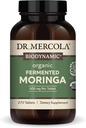 Dr. Mercola - Biodynamisk organisk gæret Moringa Kosttilskud, 270 Servere (270 tabletter)