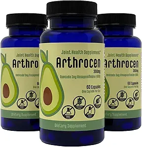 Fælles sundhedstillæg, 300Mg Avocado Soy Unsaponierable, Non- GMO, Dairy Free, Gluten Free & Shellfish Free, 60 Day Supply, One Capsule Per dag (6 Måneder)...