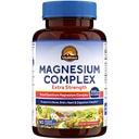 Vitalitown Magnesium Complex Supplement- 124; 300mg Elemental Mag - 124; Magnesium Citrat Glycinat Taurate Malat - 124; Non- GMO, No Gluten, 90 Vegan Magnesio kapsler til knoglenbrain Heart