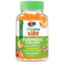 Lifeable Turmeric Curcumin and Ginger for Kids – with Black Pepper Extract – Great Tasting Natural Flavor Gummy Supplement – Gluten Free Vegetarian Chewable – 90 Gummies