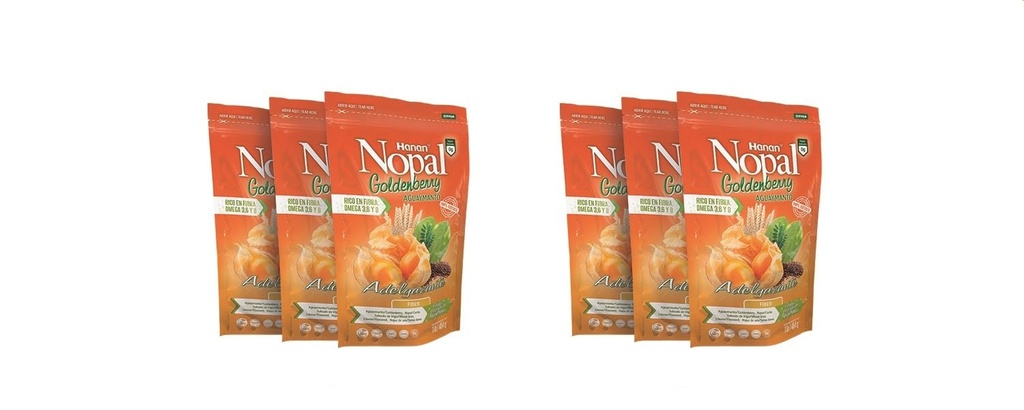 Nopal Mix GOLDENBERRY (Aguaymanto) | 100% Natural High Fiber Blend | 1lb (454g) |Detox, Improved Digestion and Increased Energy