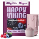 Happy Viking Plant-Based Protein Powder +100 Superfoods Berry Parfait Meal Replacement Shake, Created by Venus Williams, 30g Plant Protein, 10g Fiber, Vegan, Gluten-Free, Non-GMO, 15 Meals