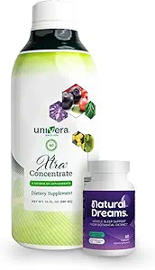 Univera Revitalize & Rest Combo Pack for Enhanced Wellness, Natural Energy for Day, Deep Sleep at Night with Xtra Concentrate & Natural Dreams
