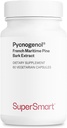 Supersmart - Pycnogenol 200mg per dag (Patenteret & Højt biotilgængeligt) - Fransk Maritime Pine Bark Extract Name 124; Non- GMO & Gluten Free - 60 vegetariske kapsler