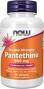 Now Foods Supplements, Pantethine (Coenzym A Precursor) 600 mg, Double Strength, Cardiovaskulær Health *, 60 Softgels