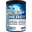 EVL BCAAs Aminosyrer Powder - BCAA Energy Pre Workout Powder for Muscle Recovery Lean Growth and Endurance - Rehydrating Post Workout Recovery Drik med naturlig koffein - Blå Raz