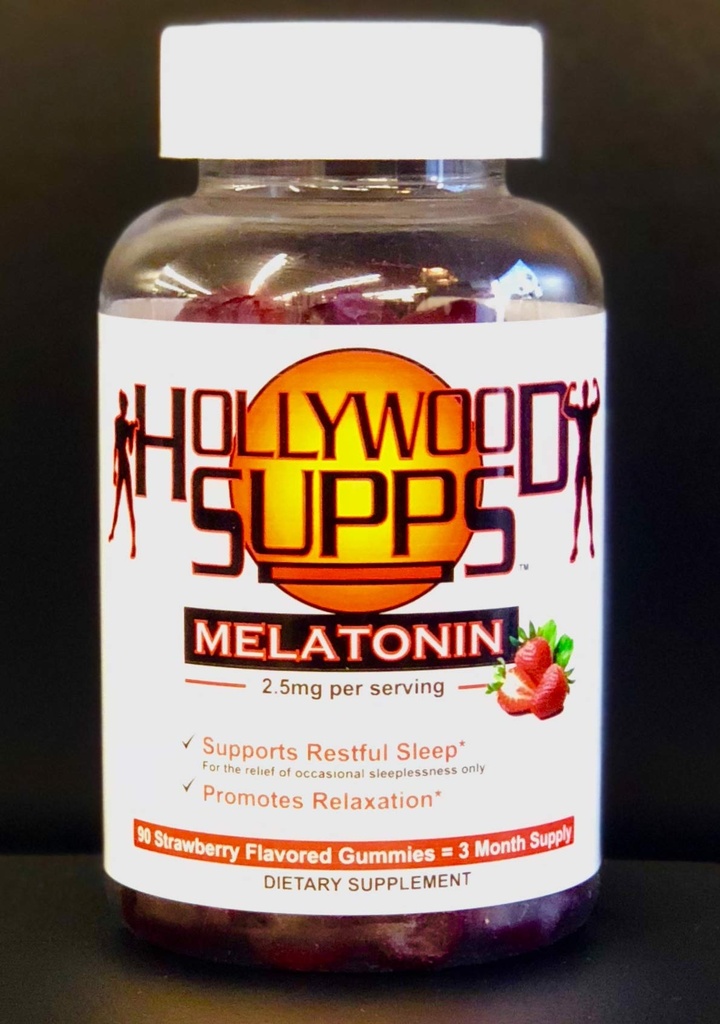 Melatonin Gummies Now 50% more MADE in the USA, Hollywood Supps
