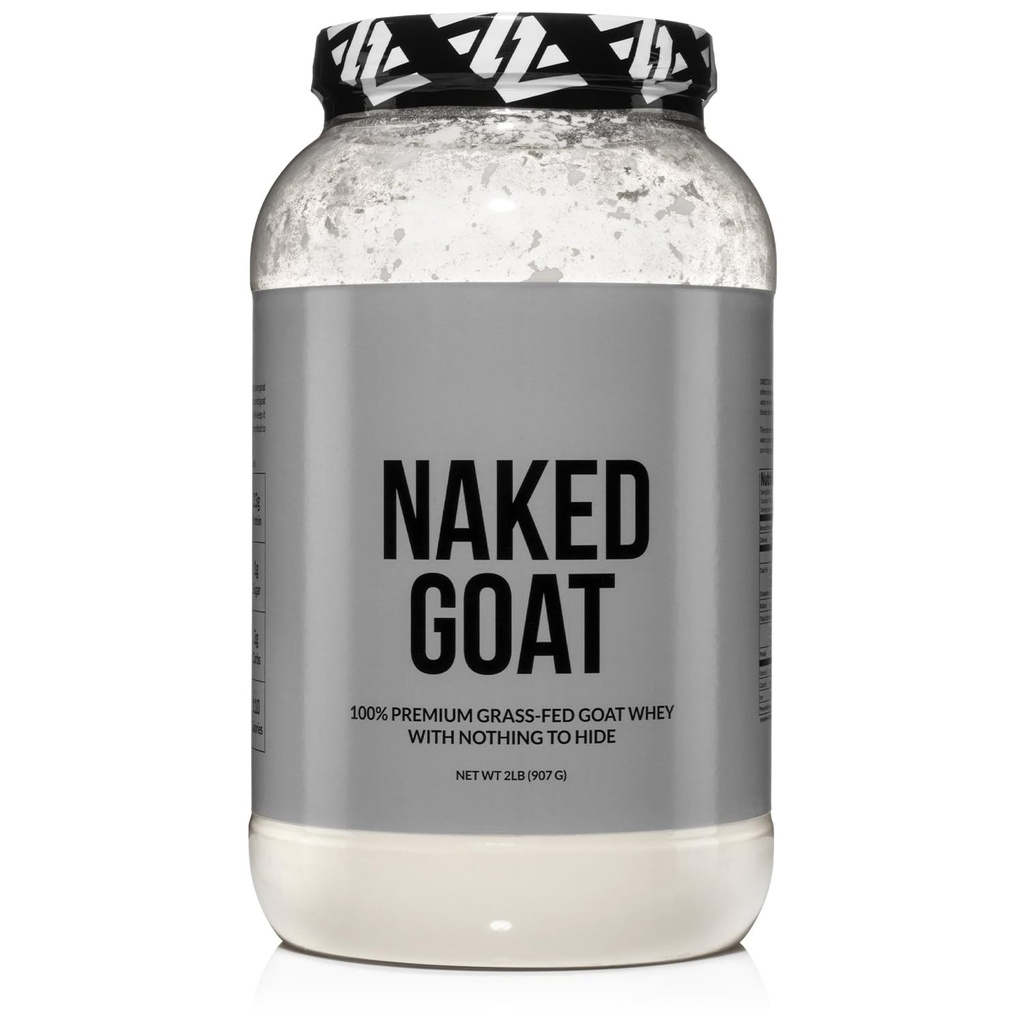 NAKED Geder - Pasture Fed Gede Whey Protein Powder fra Small- Herd Wisconsin Dairies, 2Lb Bulk, GMO fri, Soy fri. Let at Digest - All Natural - 23 Bedste Protein - 30 Servere