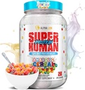 LEONA LION Superhuman Whey Protein Powder, Great Tasting Pure Isolate, Low Carb, Sukker, Ingen Bloat Post Workout, Muscle Recovery & Growth (28 Servere, Anabolske Cereal) 31.2175 Ounce