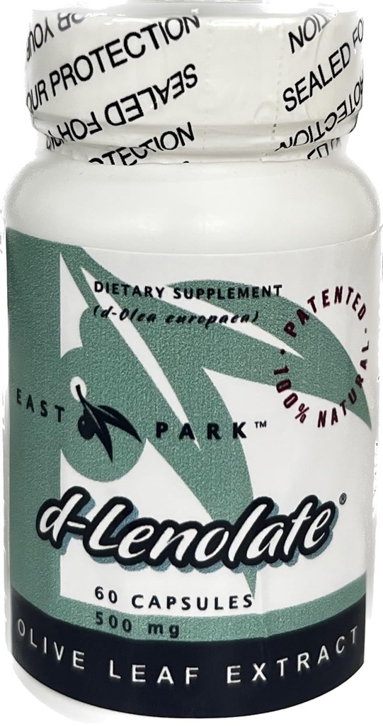 East Park Olive Leaf Extract (OLE) Super Strength d- Lenolate 500mg