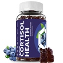 Cortisol Supplements for Women & Men - 24-in-1 Cortisol Reducer Gummies with Ashwagandha, Magnesium, L-Theanine, Rhodiola & GABA - Stress Relief, Mood, Focus & Sleep Support - Vegan, 60 Ct