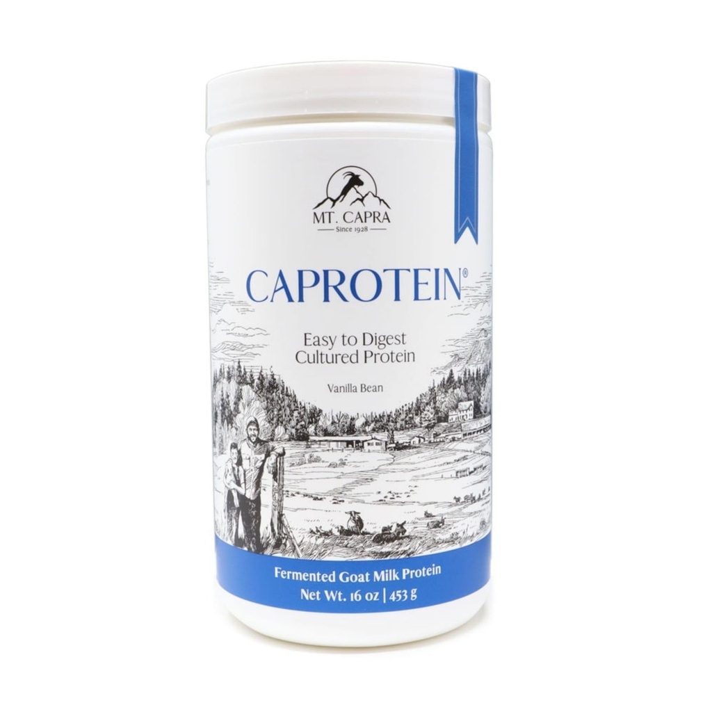 Mt. Capra Capotein; Casein Protein Koncentrat, Fermented Gedemælk Protein fra Grass- Fed Pasturerede Geder, Ekstremt let at Digest