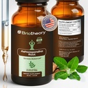 Ashwagandha Root Extract Tincture Liquid Drops – Herbal Supplement for Stress & Sleep Support, Alcohol-Free, Vegan, Non-GMO – 60 ml (30 Days Supply), Made in USA.