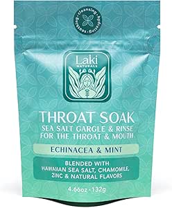 Laki Naturals Halsen Soak Pouch af Echinacea & Mint med Scoop