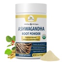 Organic Veda Ashwagandha Powder - High Strength Organic Ashwagandha Root Powder Supplement, Withania Somnifera - Sleep, Mood, Vitality, Stamina & Energy Support ashwagandha for Women & Men - 4 oz