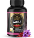 GOLDEN SAFFRON - GABA + Safran Extract Supplement - Unik og kraftfuld ikke-GMO supplement til fremme af afslapning, afslapning, og Mood Support - Lavet i USA uden tilsat sukker