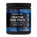 BEYOND RAW GNC Creatine Monophate - 8g Dual-Powered Creatine Powder for High-Intensity Training - AstraGin - Easy to Mix - Gluten-Free & Sugar-Free - Unflavored - 9.9 Oz (30 Servings)