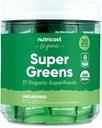 Nutricost Organic Super Green (Unflavored) 20 Stickpacks - Gluten- Free, Non- GMO