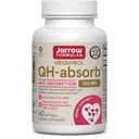 Jarrow Formulas QH- Absorb, 100 mg, Ubiquinol Kosttilskud til sund kardiovaskulær funktion, 60 Softgels, 60 Day Supply