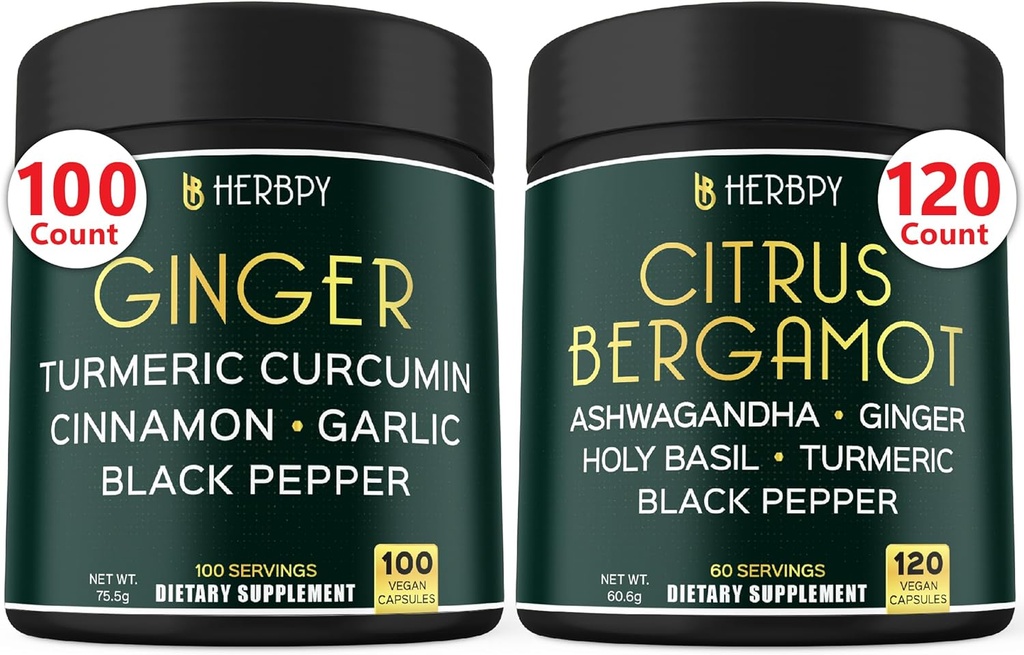 Bundle 5in1 Ingefær tillæg & 6in1 Citrus Bergamot tillæg