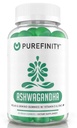 PUREFINITET Ashwagandha Gummies med D-vitamin & zink - Supplement til afslapning, opkalkning, og Mood Support - Gluten Free, Non- GMO, Vegan, 60 Greve