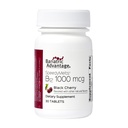 Bariatric Advantage B- 12 Speedy smelter, Vitamin B12 1000 mcg tillæg, Hurtig smeltning med 200 mcg folinsyre til ernæringsmæssig støtte - Black Cherry, 30 Greve