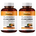 Turmeric Curcumin Supplement – 95% Curcuminoids with BioPerine Black Pepper & Ginger – 240 Capsules for Joint Support & Mobility – High Absorption Tumeric Curcuma Pills